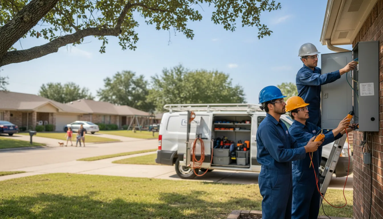Certified electrician providing emergency electrical services in Randlett, OK